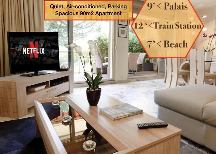 90m2 Apartement - Les Palmiers de Cannes